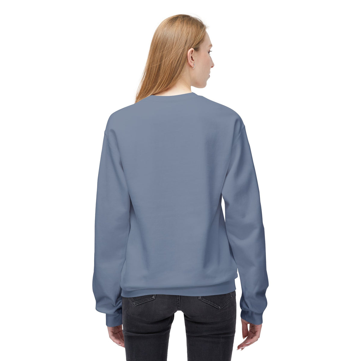 Halloween Black Cat in Ghost Costume Crewneck Sweatshirt