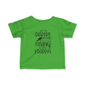 Infant Tee – "Pack My Diapers I'm Going Fishing With Daddy" Baby Fishing Shirt