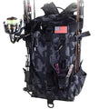 Fishing Backpack Tackle Bag Fishing Backpack with Rod Holders Large Storage Fishing Tackle Box Backpack Fishing Rod Bag for Carrying Fishing Gear and Equipment