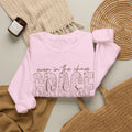 Chaos Grace Crewneck Sweatshirt — "Even in the chaos, Grace still finds me"