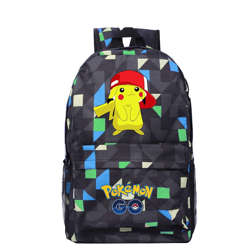Pokémon Pikachu Anime Backpack for Students (Unisex)