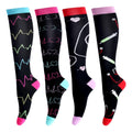 Compression Socks for Women & Men Circulation Long Stockings Support for Nurses Pregnant Hiking Riding Running