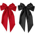 Red Hair Bow for Women Red Bow for Hair Red Bow Clip Black Hair Bow Christmas Hair Clips for Women Christmas Hair Accessories